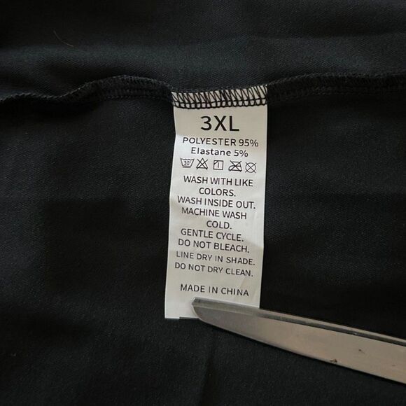 New SHEIN Goth Punk Black Chiffon Moon Stars Dress Halloween Plus Size 3XL E30 - Picture 7 of 9